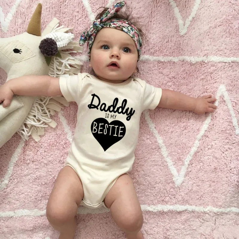 Baby Clothing Gender Neutral - 아빠는 나의 가장 친한 친구입니다 귀여운