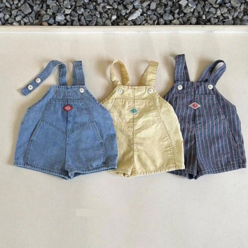 Baby Overall Denim - 2025 여름 신상 아동 데님 오버올