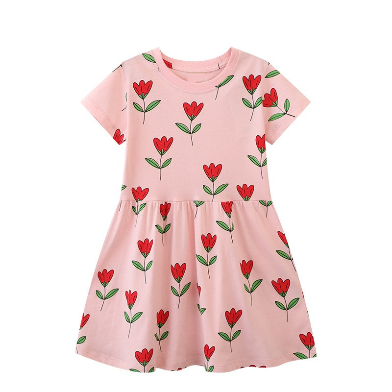 Baby Clothing Knitting Patterns - 점프 미터 2-7T 공주 소녀 드레스,