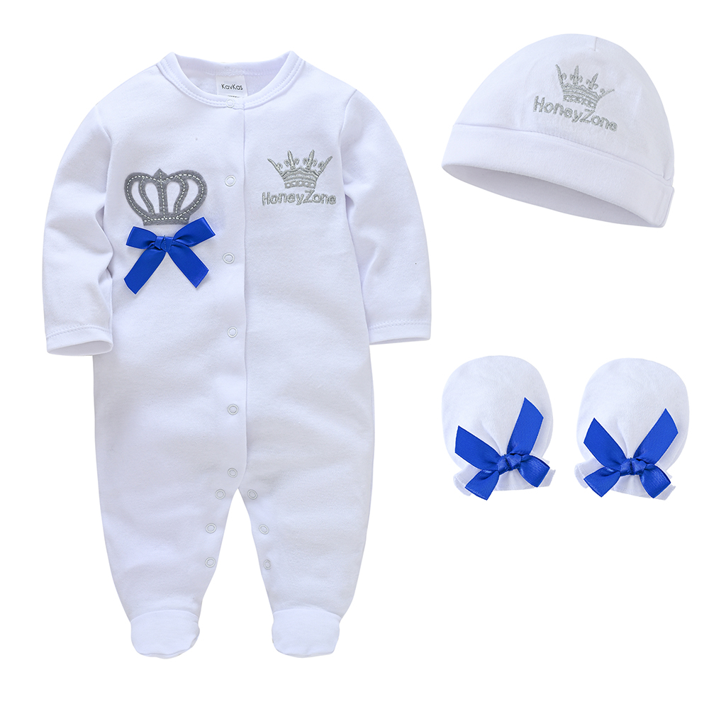 Baby Clothing Gender Neutral - 4개/세트 화이트 아기옷 세트 남아 여아