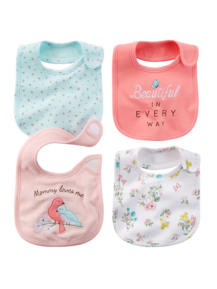 Baby Clothing Products - 100% 순면 아기 턱받이 방수 반다나