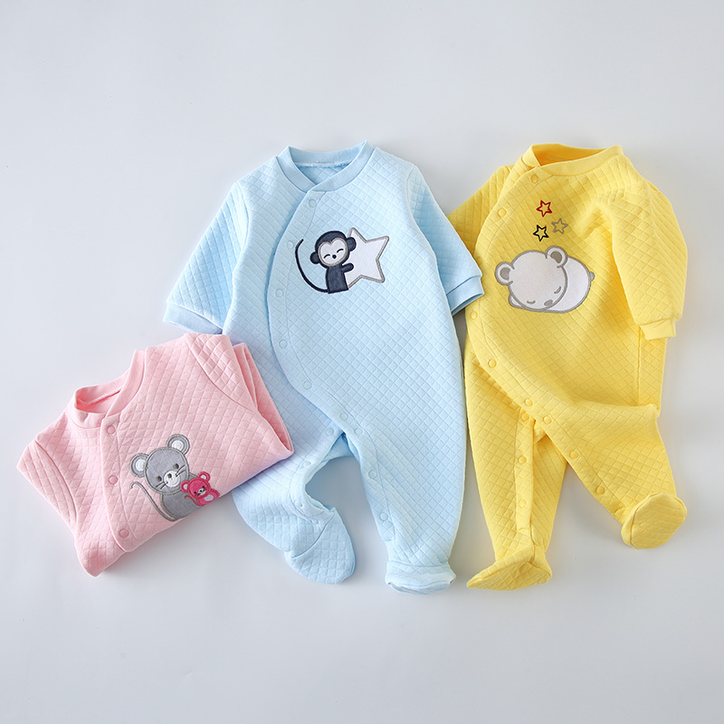 아기 면 롬퍼 옷 신생아 긴팔 유니섹스 우주복 파자마  - Baby Clothing Gender Neutral 리뷰 및 가격