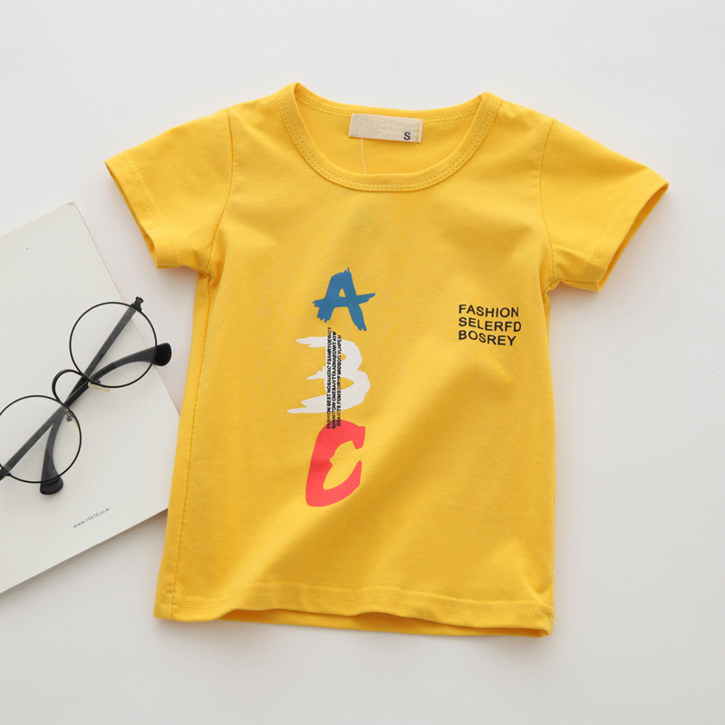 여아 남아용 코튼 티셔츠, 반팔 의류, 캐주얼 아동복  - Baby Clothing Clearance 리뷰 및 가격