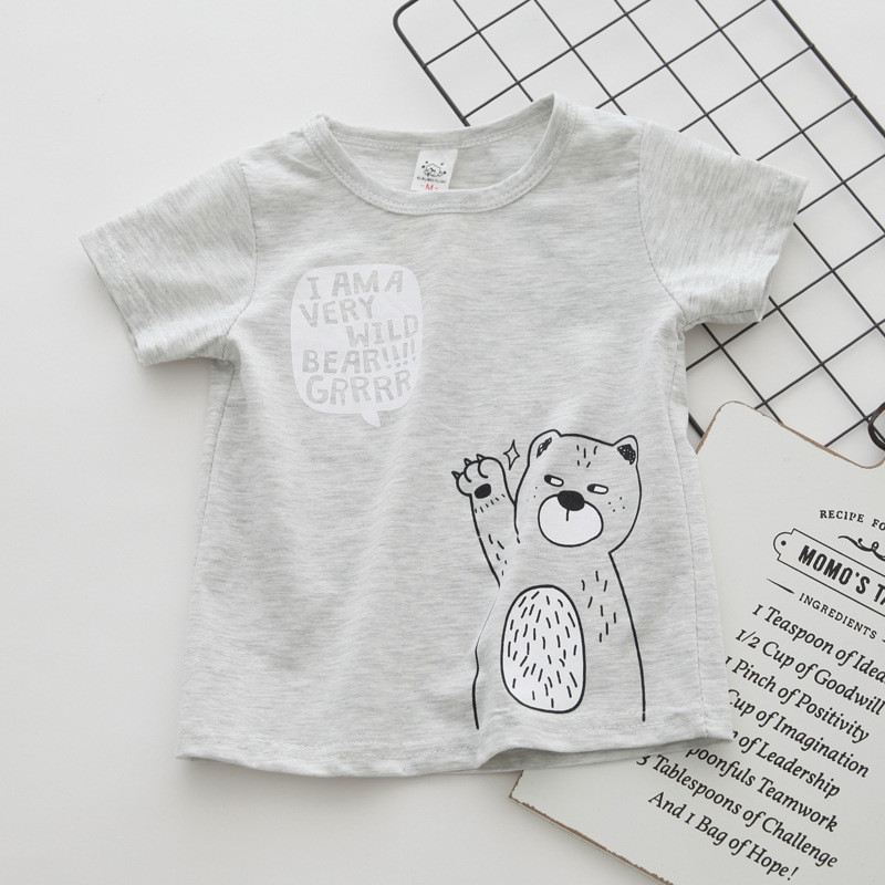 여아 남아용 코튼 티셔츠, 반팔 의류, 캐주얼 아동복  - Baby Clothing Clearance 리뷰 및 가격