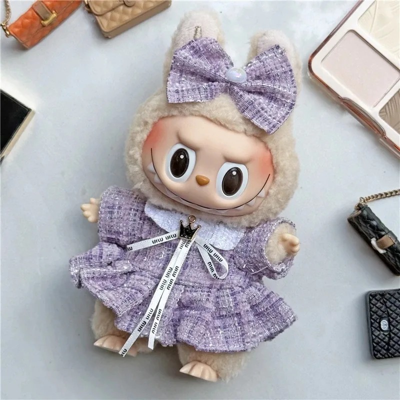 15 17cm 라부부 인형용 귀여운 드레스 의상 럭셔리 - Baby Clothing Accessories 리뷰 및 가격