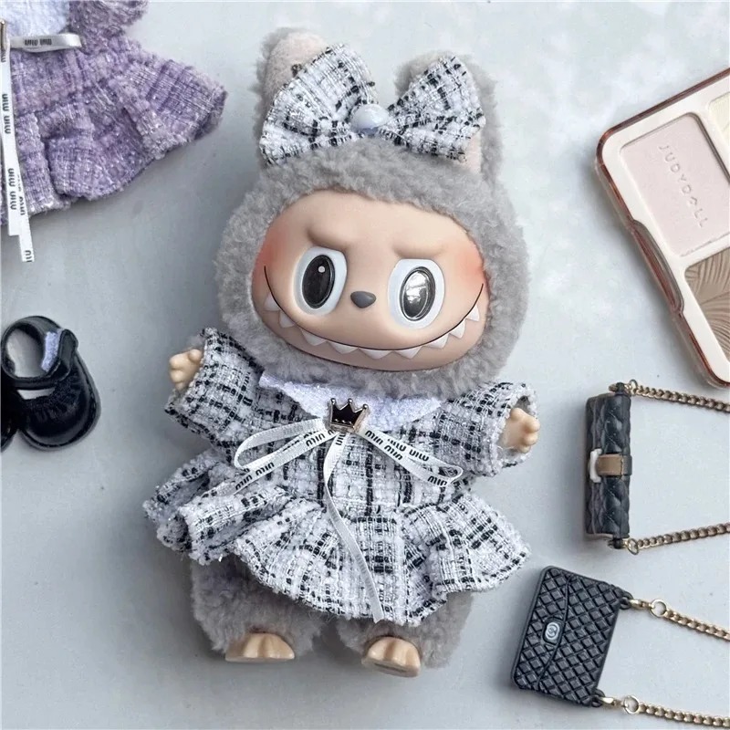 15 17cm 라부부 인형용 귀여운 드레스 의상 럭셔리 - Baby Clothing Accessories 리뷰 및 가격