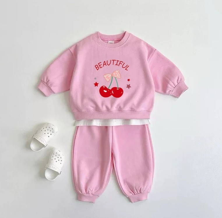 아기 다목적 만화 패턴 운동복 세트 어린이 긴 소매 운 - Baby Clothing Knitting Patterns 리뷰 및 가격