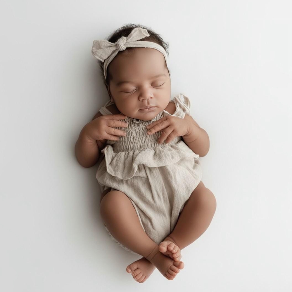 신생아 사진 촬영 소품 아기 여자아이 노란색 린넨 코튼 - Baby Clothing Products 리뷰 및 가격