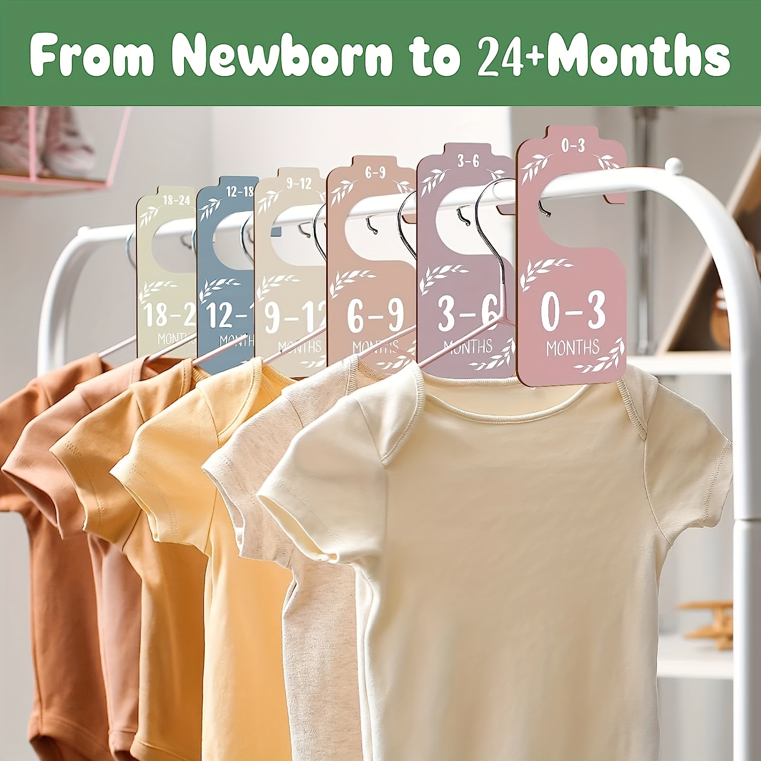 아기 옷 주최자에 대 한 8pcs 나무 아기 옷장 분배 - Baby Clothing Wardrobe 리뷰 및 가격