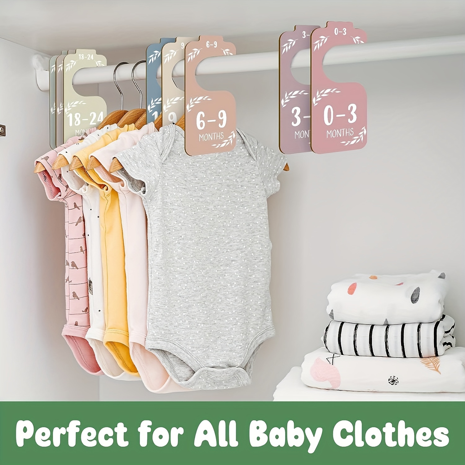 아기 옷 주최자에 대 한 8pcs 나무 아기 옷장 분배 - Baby Clothing Wardrobe 리뷰 및 가격