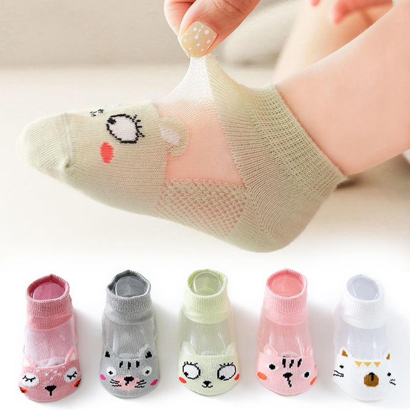 어린이 양말 5 짝/몫 봄 여름 면화 소녀 양말 어린이 - Baby Clothing Knitting Patterns 리뷰 및 가격