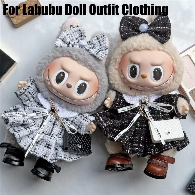 15 17cm 라부부 인형용 귀여운 치마 의상 컬러풀  - Baby Clothing Accessories 리뷰 및 가격