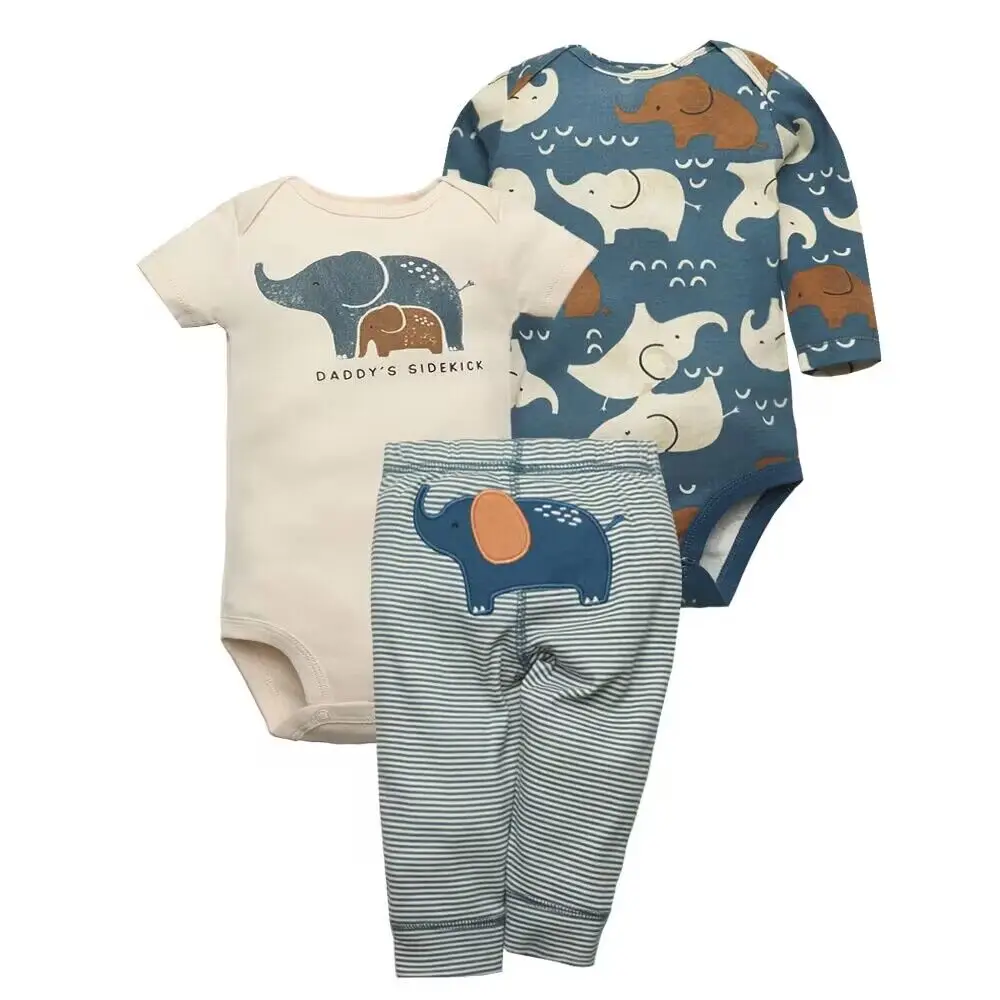 새로운 패션 아기 소년 의류 세트 100% 면 아기 소 - Baby Clothing Gender Neutral 리뷰 및 가격