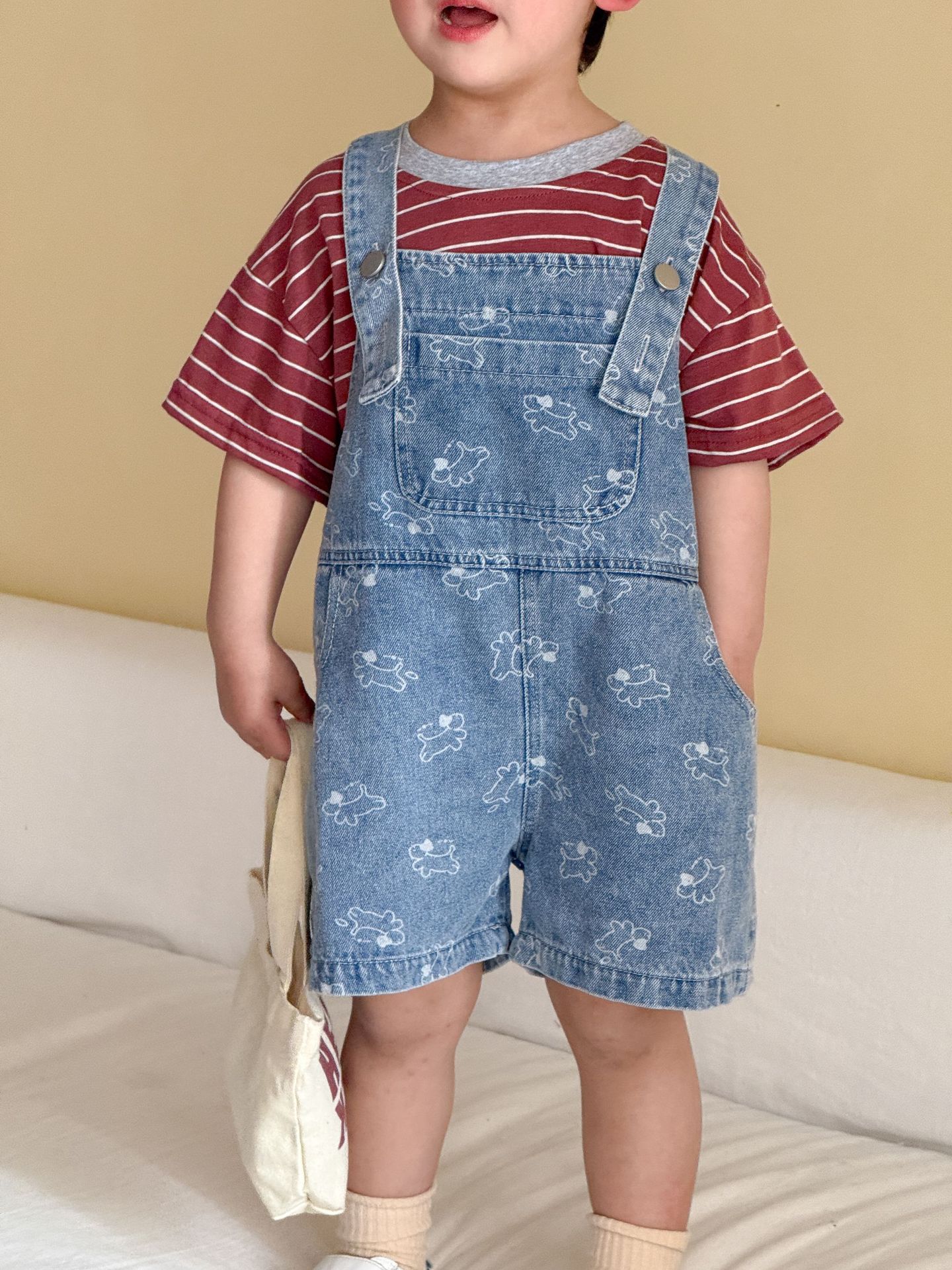 2026 여름 새로운 어린이 데님 오버올 소년 스트랩  - Baby Overall Denim 리뷰 및 가격