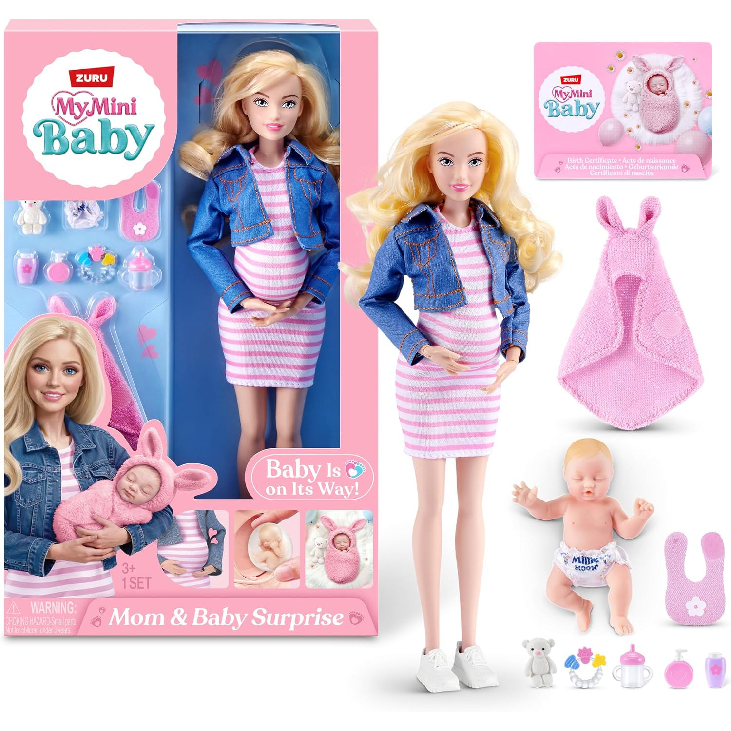 주루 마이 미니 베이비 임산부 인형 엄마와 아기 서프라 - Newborn Gift Set 리뷰 및 가격