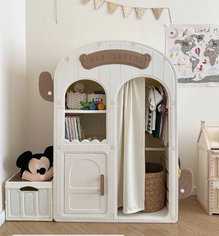 어린이 옷장 가정용 침실 수납장 아기 간단한 옷장 유아 - Baby Clothing Wardrobe 리뷰 및 가격