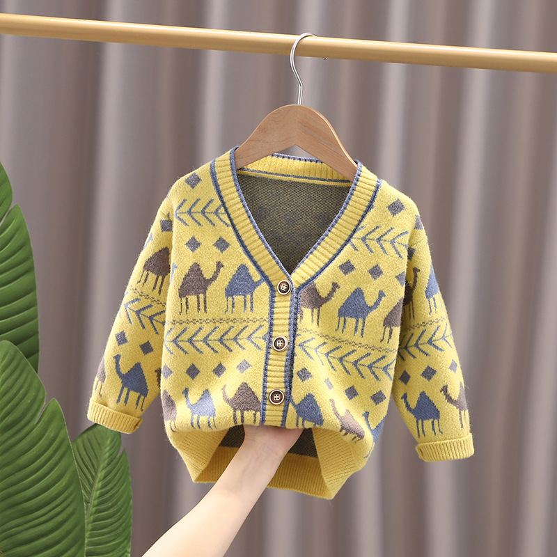 가을 겨울 아동 스웨터 코트 신상 캐주얼 1-5세 아기 - Baby Clothing Knitting Patterns 리뷰 및 가격