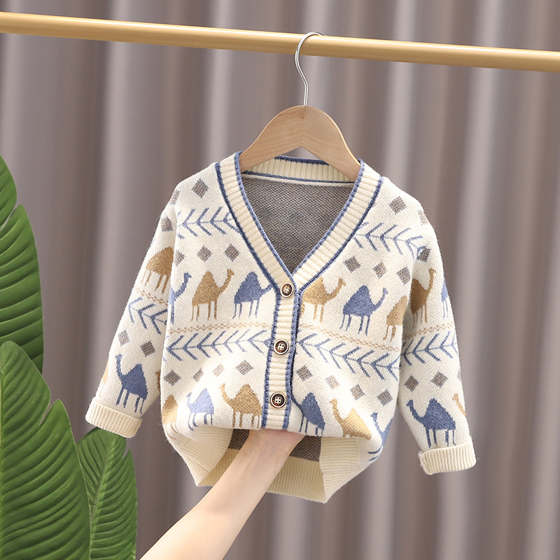 가을 겨울 아동 스웨터 코트 신상 캐주얼 1-5세 아기 - Baby Clothing Knitting Patterns 리뷰 및 가격