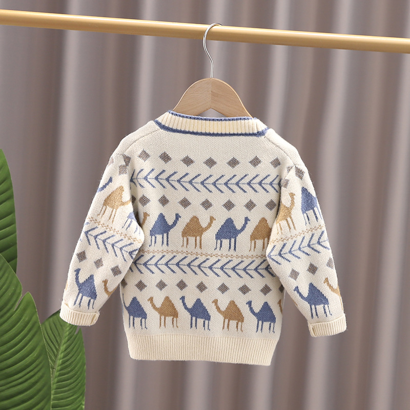 가을 겨울 아동 스웨터 코트 신상 캐주얼 1-5세 아기 - Baby Clothing Knitting Patterns 리뷰 및 가격
