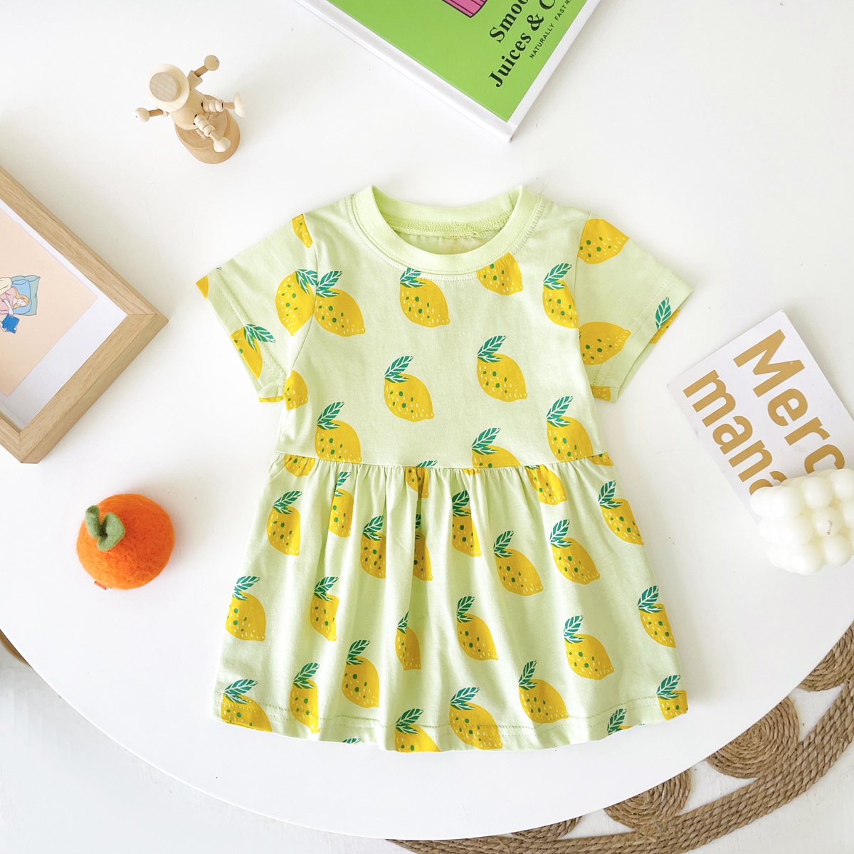 Sanlutoz 과일 인쇄 여름 휴가 아기 드레스 어린 - Baby Clothing Knitting Patterns 리뷰 및 가격