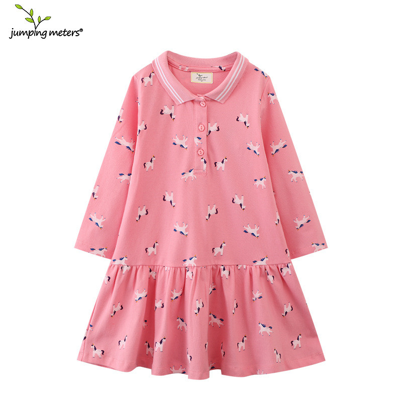 점핑 미터 2-7세 여아용 긴팔 드레스 아이스크림 프린 - Baby Clothing Knitting Patterns 리뷰 및 가격
