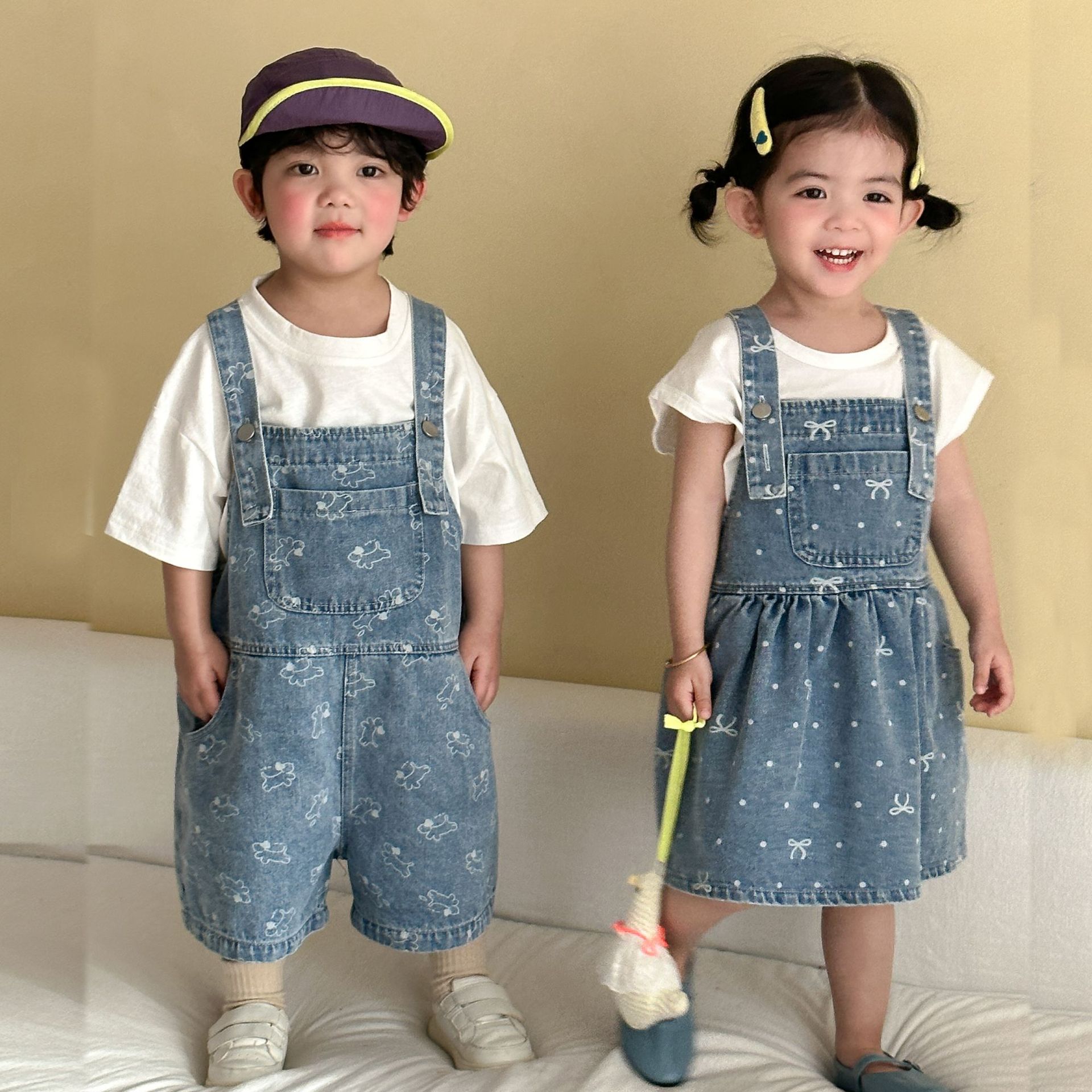 2026 여름 새로운 어린이 데님 오버올 소년 스트랩  - Baby Overall Denim 리뷰 및 가격