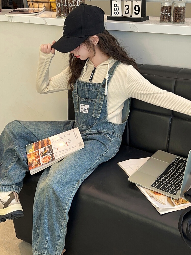 봄철 편안한 여아용 데님 멜빵 바지 아동 청바지 오버올 - Baby Overall Denim 리뷰 및 가격
