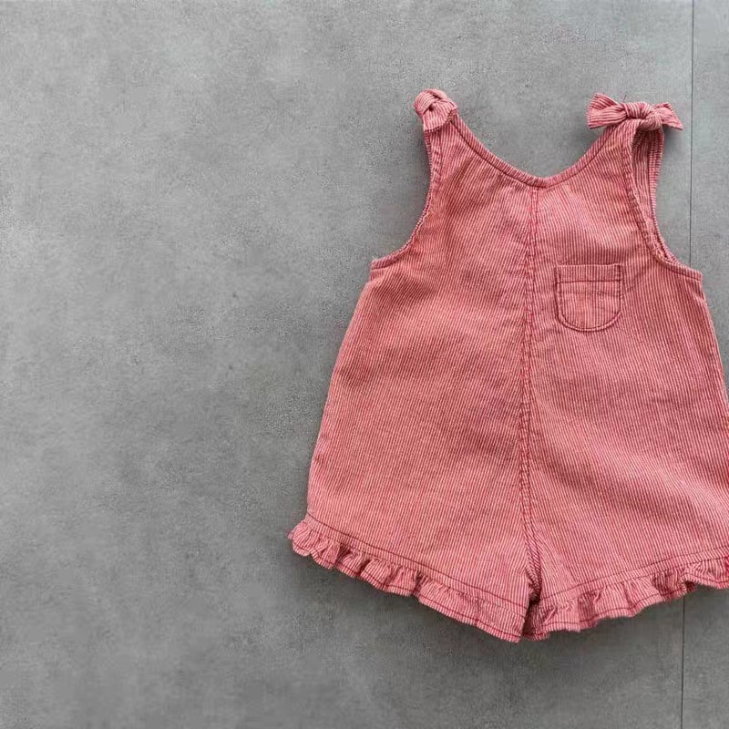 HY2831 여아 여름 롬퍼 (턱받이와 반바지 포함)  - Baby Clothing Discount 리뷰 및 가격